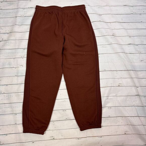Members mark ladies fleece jogger brown elastic waist size L - Picture 4 of 7